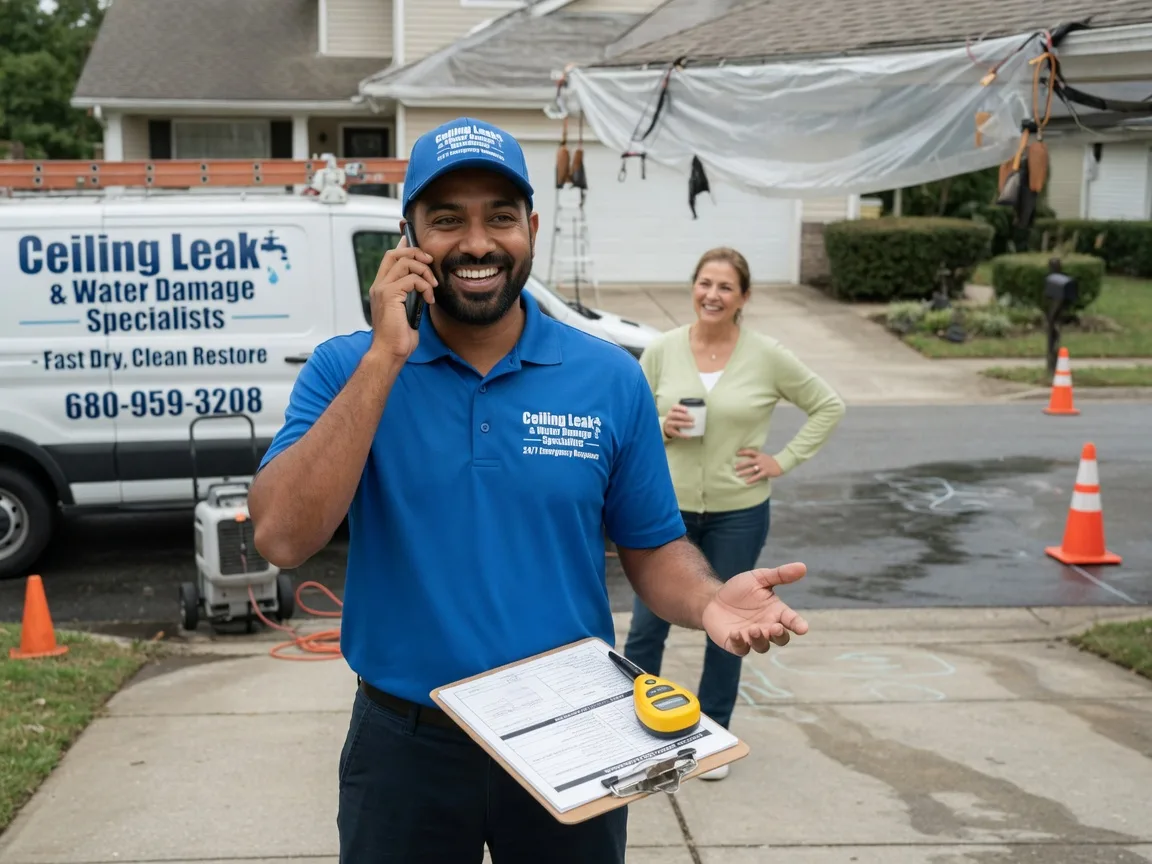 Ceiling Leak Cleanup Durham, MO FAQs